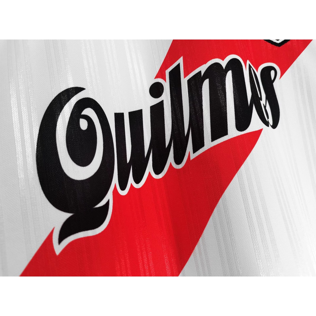 * Spot * retro jersey 1995-96 mùa giải river plate áo bóng đá thể thao sân nhà