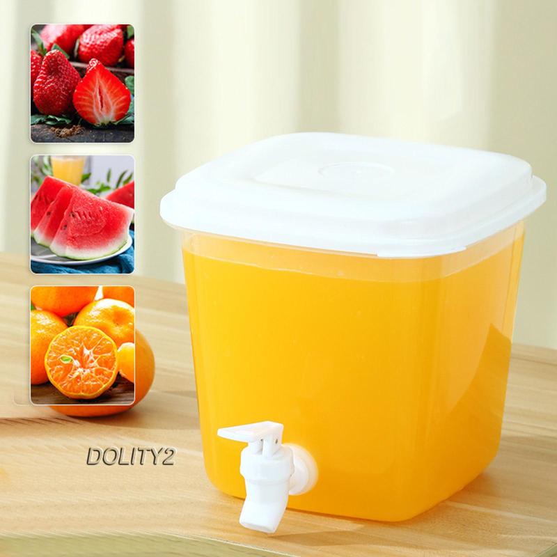 [Dolity2] Bình Đựng Nước Lạnh Dung Tích Lớn 3.5L Có Vòi Rót Cho Tủ Lạnh