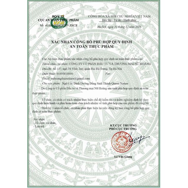 NGŨ CỐC ĐẤNG SINH THÀNH QUEEN NATURE 800GR | BigBuy360 - bigbuy360.vn