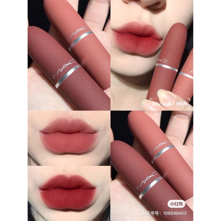 Son Mac 303 Powder Kiss - Rettro Matte Marrakesh 646, Son Mac chính hãng 2023