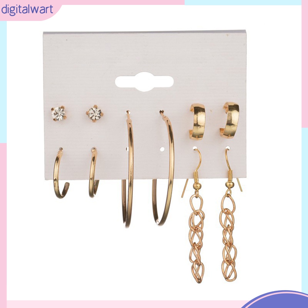 Set Trang Sức Đính Đá Thời Trang Thanh Lịch Dành Cho Nữ