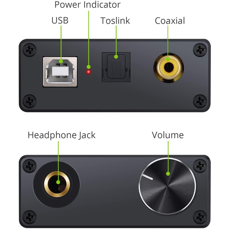 Bộ Chuyển Đổi USB DAC Kèm Tai Nghe Chuyển Đổi USB Sang Coaxial S PDIF