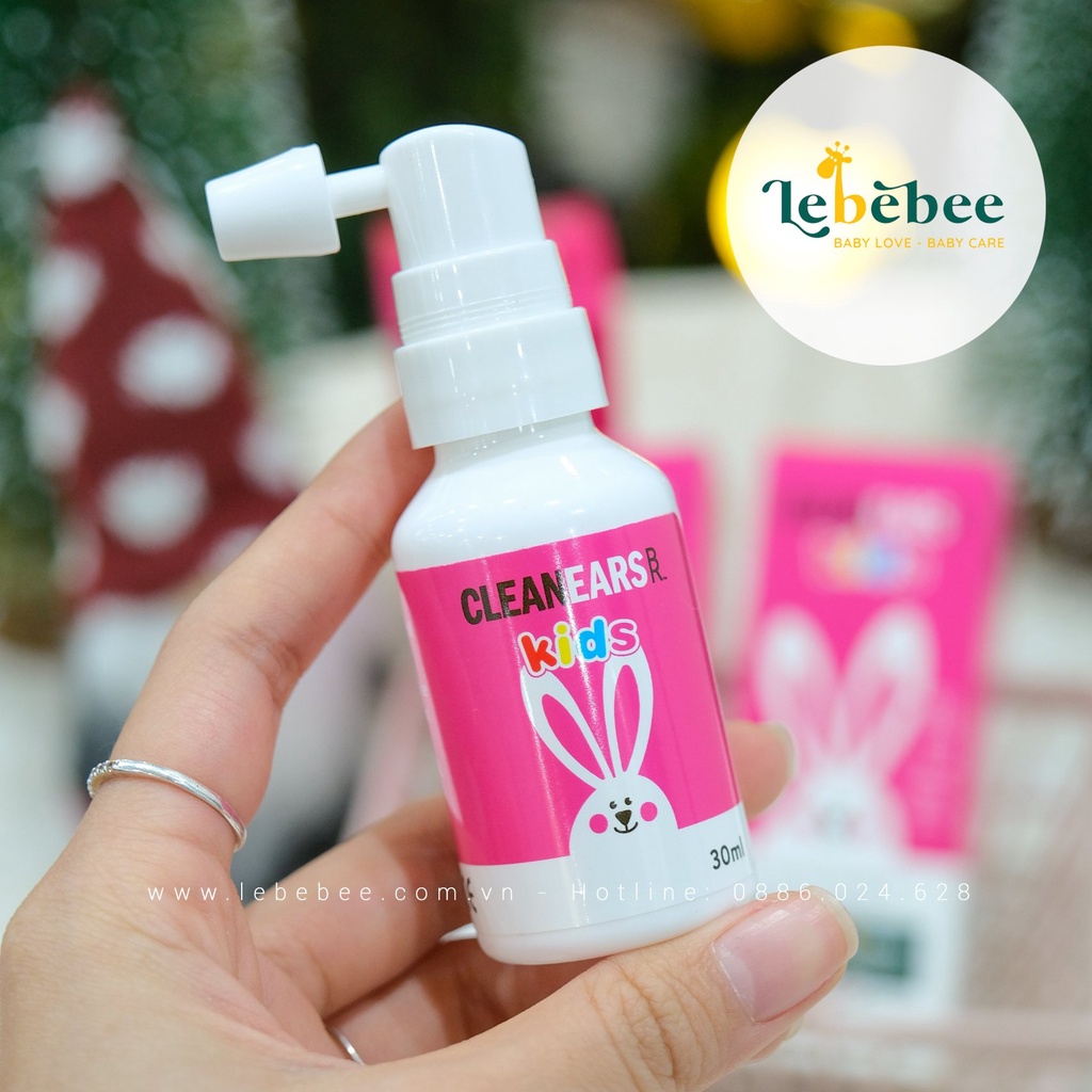 Xịt tan ráy tai cho bé Clean Ears Kids 30ml của Úc