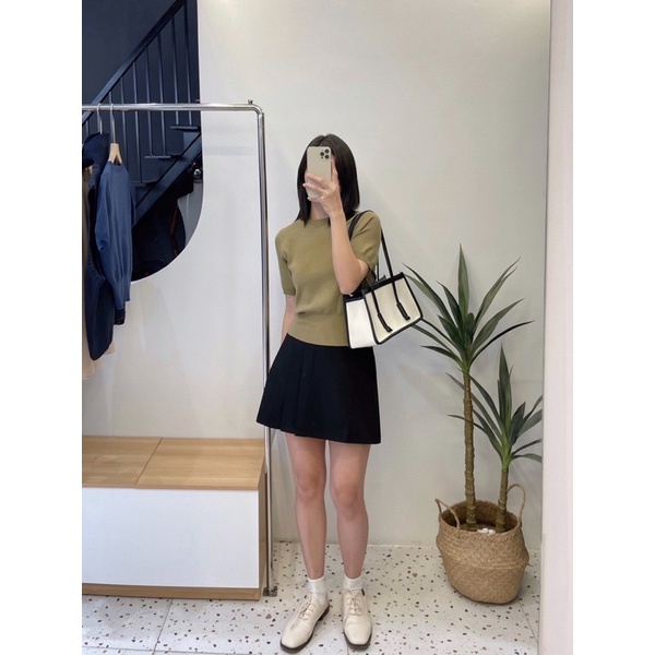 Áo len mongtogi dáng lửng ngắn tay freesize AL6 | BigBuy360 - bigbuy360.vn