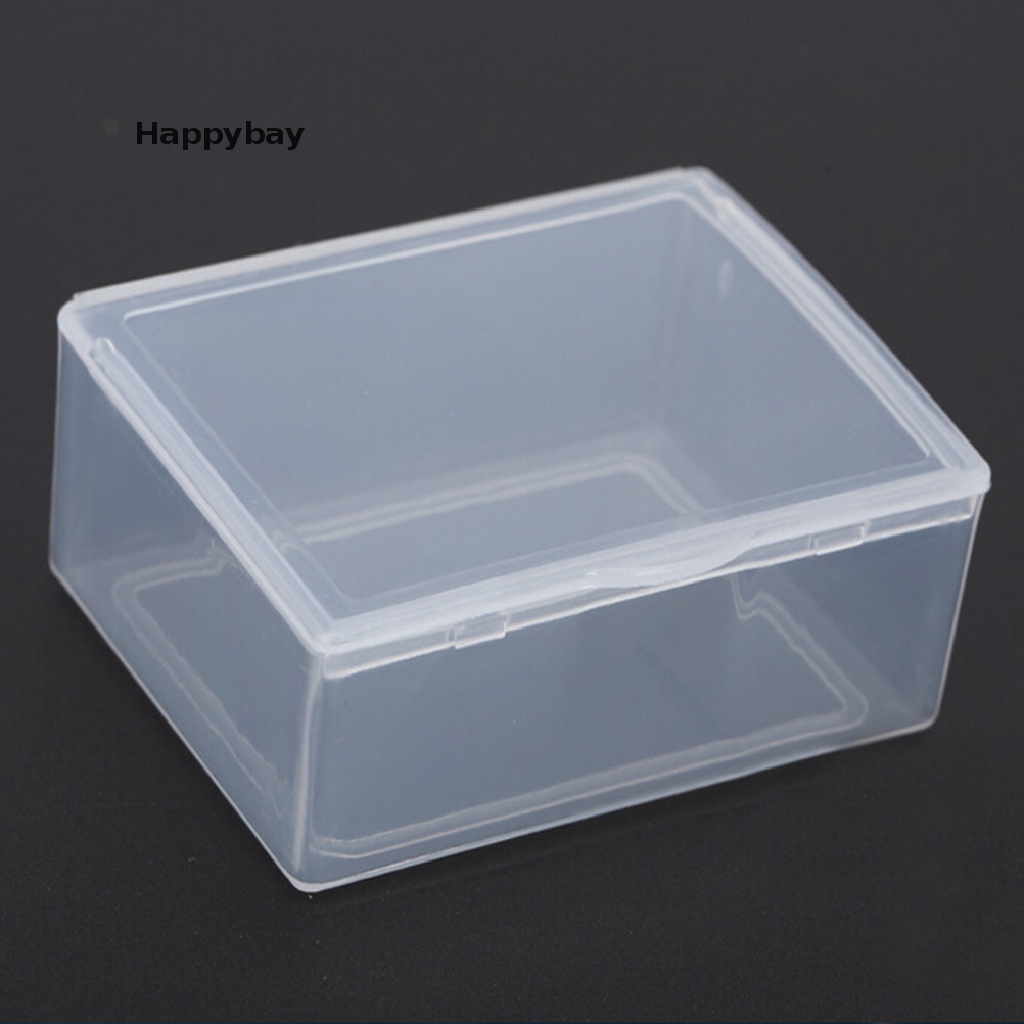 Set 5 hộp nhựa trong suốt hình chữ nhật đựng đồ đa năng