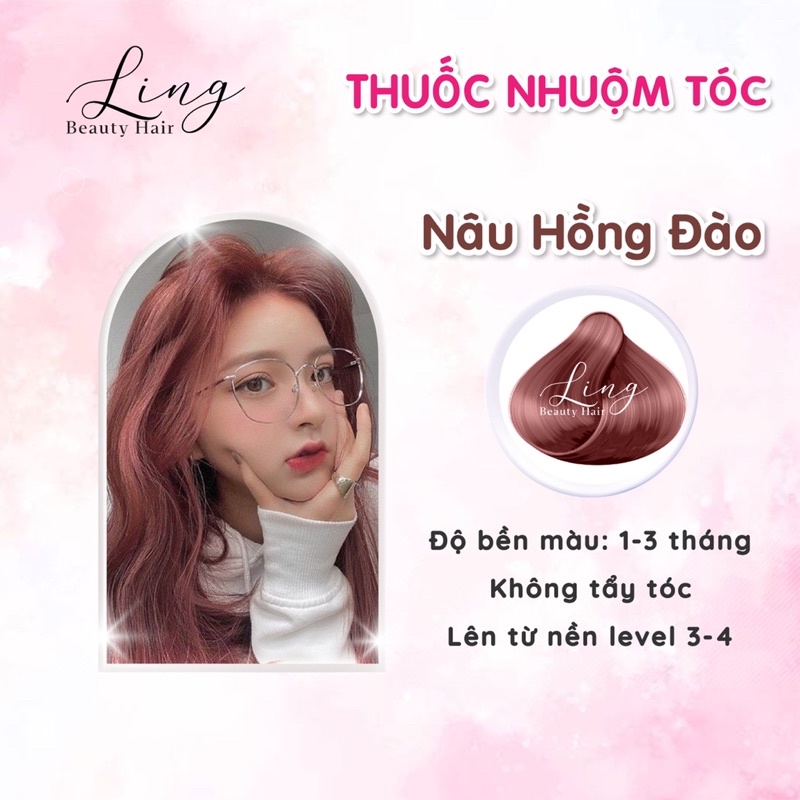 Sắc màu ấn tượng nâu hồng đào lên từ nền đen thời thượng và độc đáo