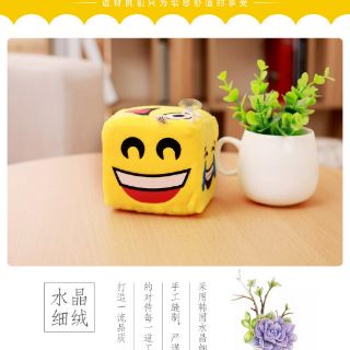 Xúc xắc bọc vải nhung 10cm