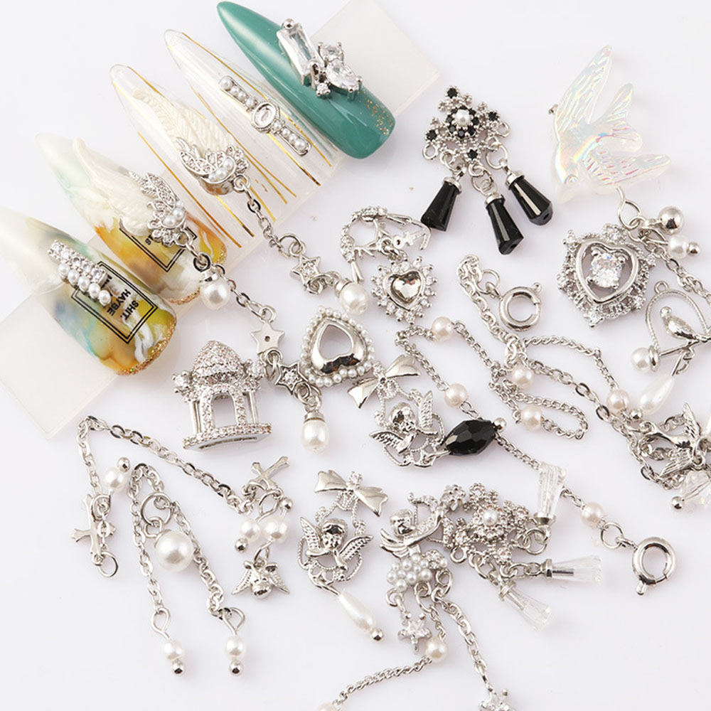 [Hàng mới về] Hạt phụ kiện trang trí móng tay thời trang