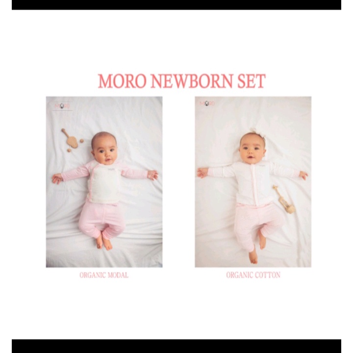 Set 02 bộ sơ sinh petit họa tiết Moro cho bé