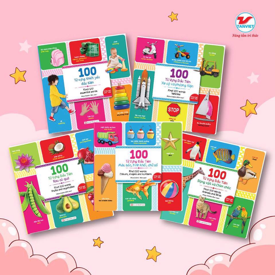 Sách 100 Từ Vựng Đầu Tiên Xe Cộ Và Phương Tiện