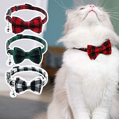 【RIZER】Nơ Đeo Cổ Bằng Vải Cotton Có Chuông Và Thẻ ID Dành Cho Thú Cưng