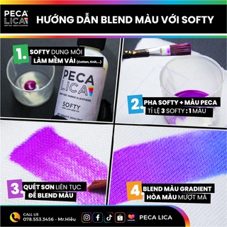 Dung dịch mềm vải Softy by Peca Lica