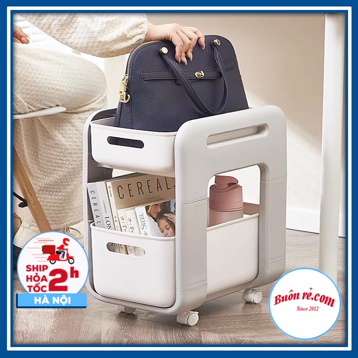 Kệ trượt đa năng Hokori Việt Nhật (5588) - Kệ đựng đồ đa năng ngăn kéo có bánh xe tiện lợi Br 01654