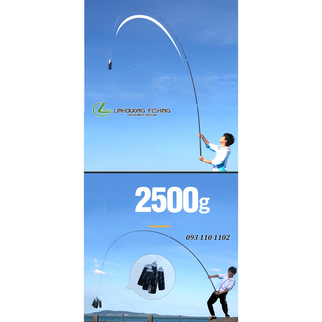 Cần câu tay Song Bảo - Kinh Lôi siêu nhẹ độ cứng 3H tinh tế.