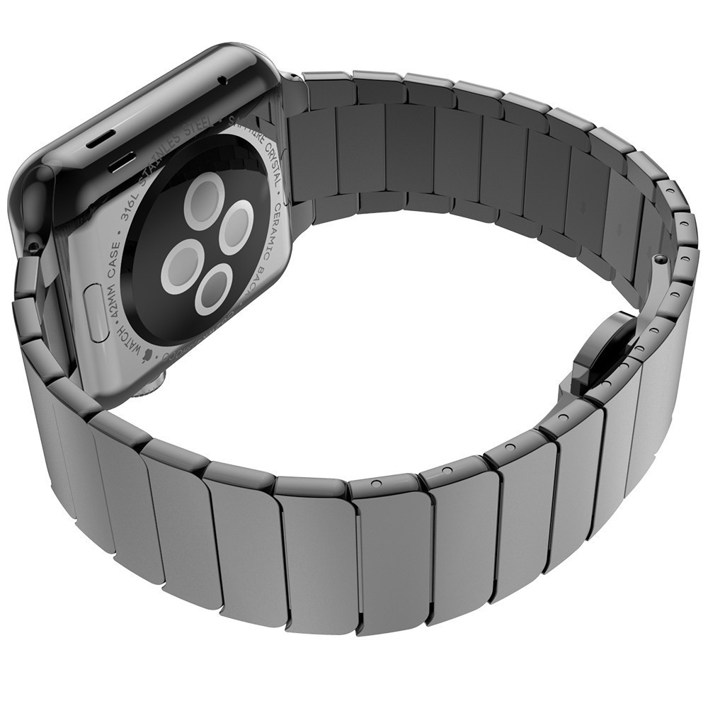 Dây Thép Đồng Hồ Apple Watch Link Bracelet (khoá bướm, tháo mắt dễ dàng)