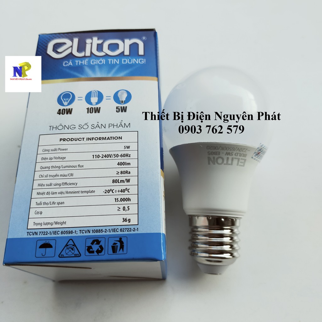 Bóng Đèn Led Bulb 5w,7w,9w,12w Siêu Sáng Kín Nước - Tiết Kiệm Điện Năng