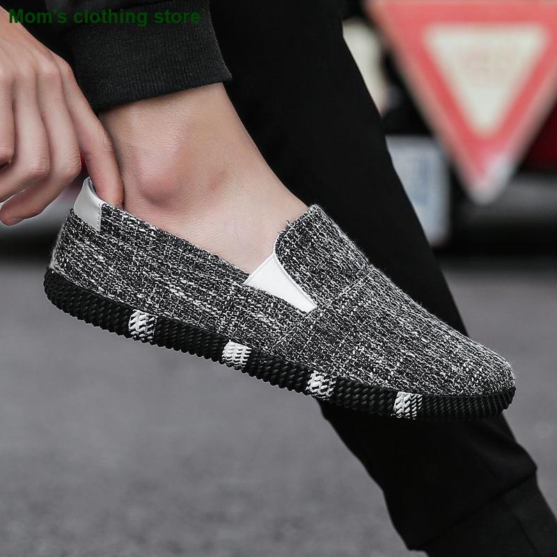 Giày lười vải lưới phong cách Hàn Quốc đơn giản thời trang dành cho nam