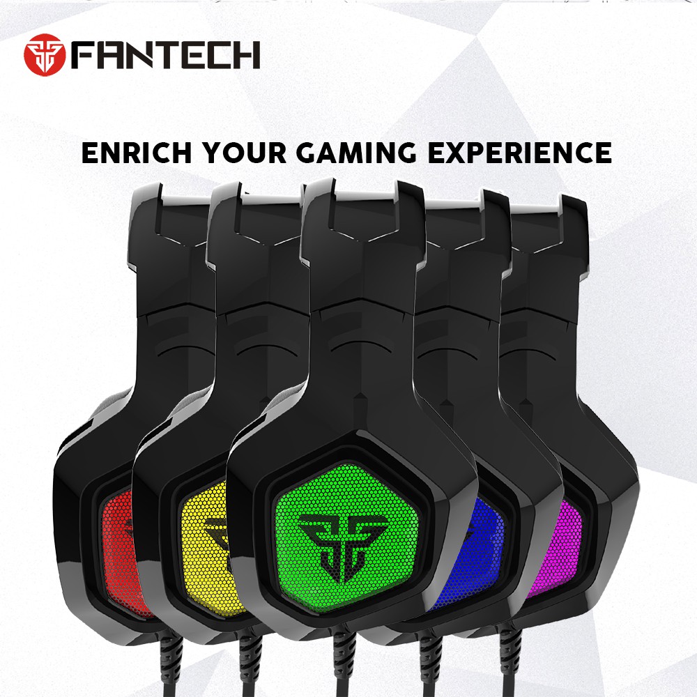 Tai nghe chụp tai chơi game có dây LED RGB siêu đẹp cho game thủ FANTECH MH83 - Hãng phân phối chính hãng | WebRaoVat - webraovat.net.vn