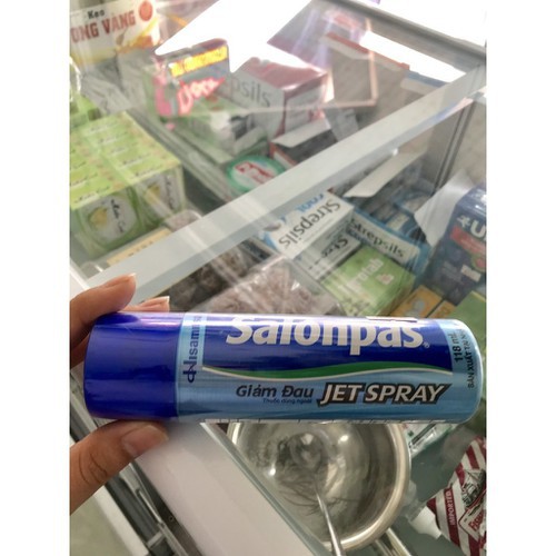 Chai xịt giảm đau Salonpas Jet Spray 118ml - Yespharmacy