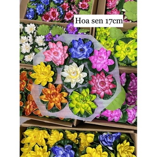 Hoa Sen Thả Nổi Trang Trí Tiểu Cảnh Phong Thuỷ Non Bộ Phụ Kiện Thác Nước Phong Thuỷ Hoa Thả Bát Sen Size 10cm