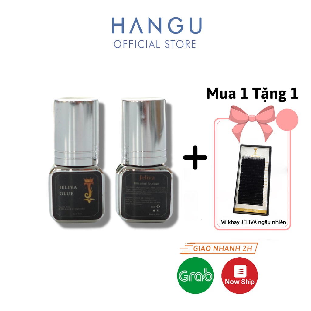 Keo nối mi ít cay siêu bền Jeliva Glue 5ml