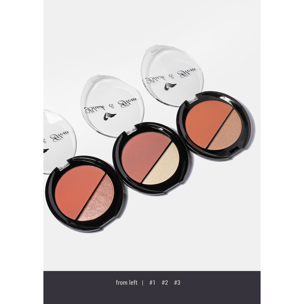 Phấn má hồng AOA Amuse – highlight Blush & Glow Duo | BigBuy360 - bigbuy360.vn