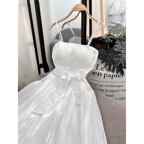 Đầm 2 dây voan tơ thiết kế 2 lớp mịn sịn size S( Ảnh shop chụp 100%) | BigBuy360 - bigbuy360.vn