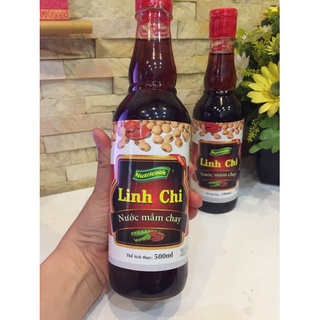 Thực phẩm chay, đồ chay, nước mắm chay, sốt chấm chay, nước mắm Linh Chi 500ml, nước mắm đậu nành