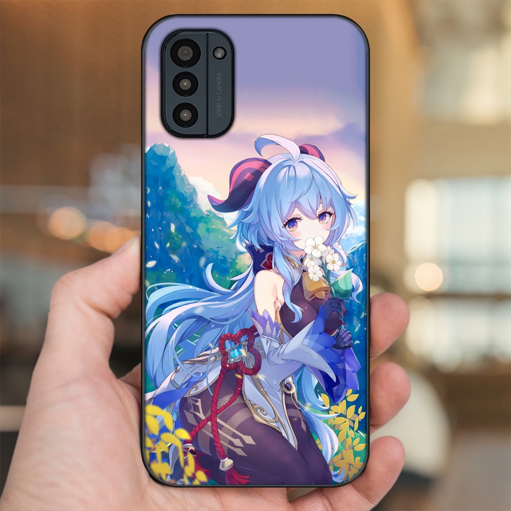 Ốp lưng Nokia G21 viền đen in hình Ganyu Genshin Impact