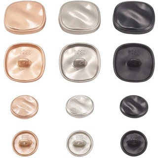 Cúc kim loại cao cấp, cúc vuông, phù hợp áo vest nam và nữ, áo khoác măng tô, áo khoác dạ 1,2cm 1,8cm