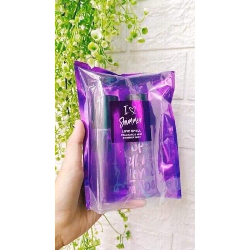 Một Túi 2 Chai Xịt Thơm Body I ❤️ Shimmer Vic 75ML*2 Hàng Trung | BigBuy360 - bigbuy360.vn