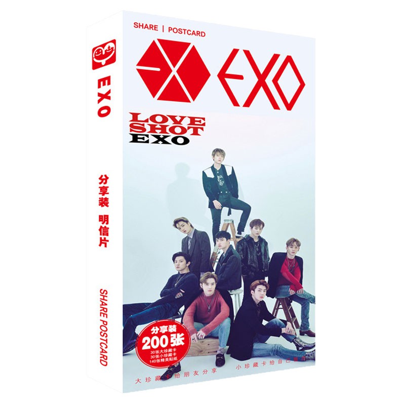 Postcard EXO album Love Shot mới nhất