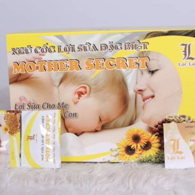 [CHÍNH HÃNG - FREESHIP] Ngũ cốc lợi sữa đặc biệt LẠC LẠC (hộp 30 gói) MOTHER SECRET