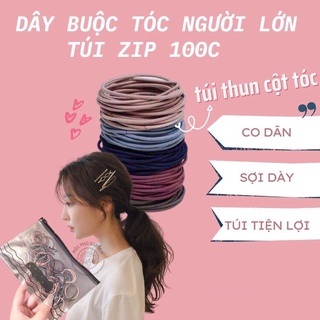 SET THUN CỘT TÓC 100 SỢI