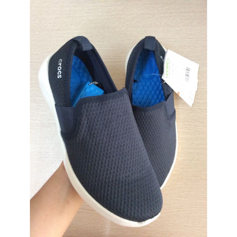 Giày nam slip on lưới hàng xịn màu navy