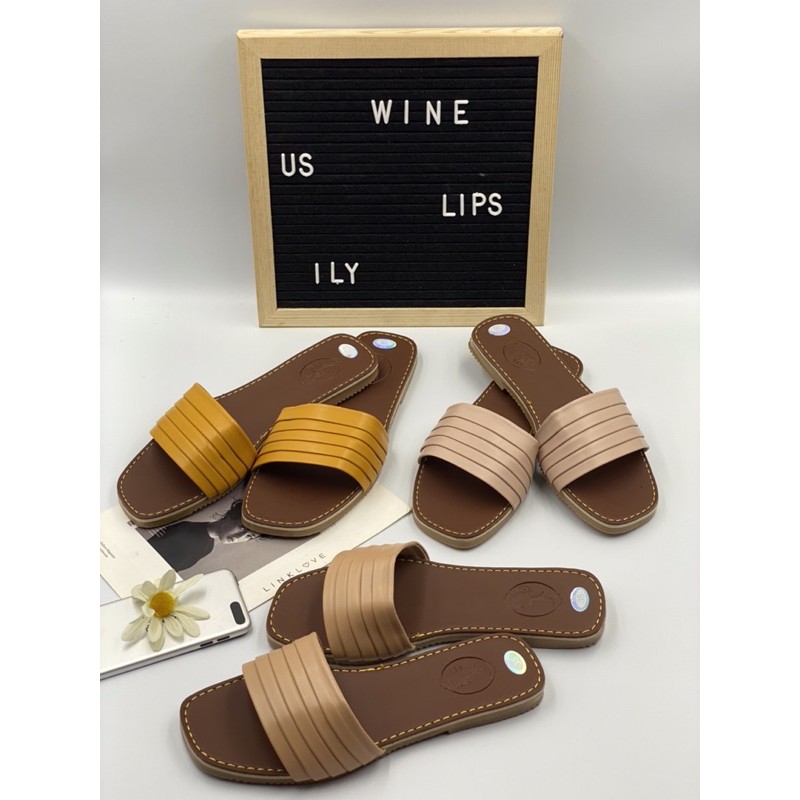 Quai ngang xếp ly - dép nữ bigsize 35-40