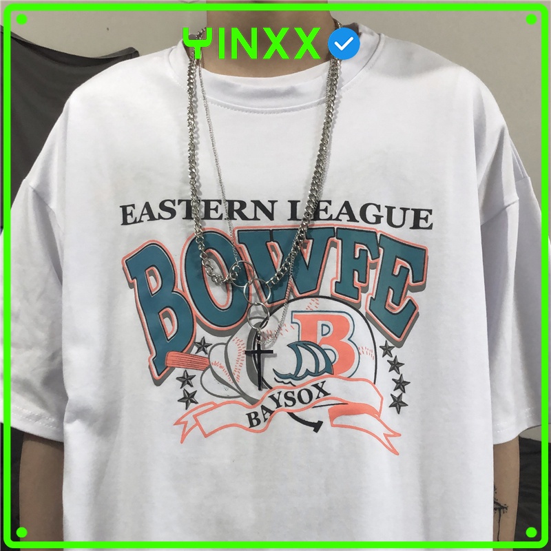 Áo thun nam nữ form rộng Yinxx, áo phông tay lỡ ATL56