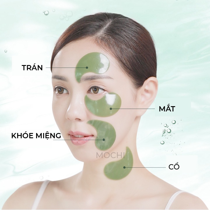 Mặt Nạ Mắt Bioaqua Tảo Biển Xanh 60 Miếng Dưỡng Ẩm Da Mắt l Giảm Quầng Thâm Bọng Mắt Eye Mask Collagen MOCHI SHOP