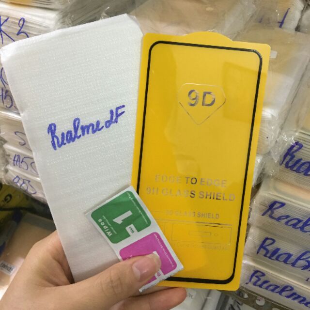 Dán full màn 9D cho Oppo Realme 2F full keo màn
