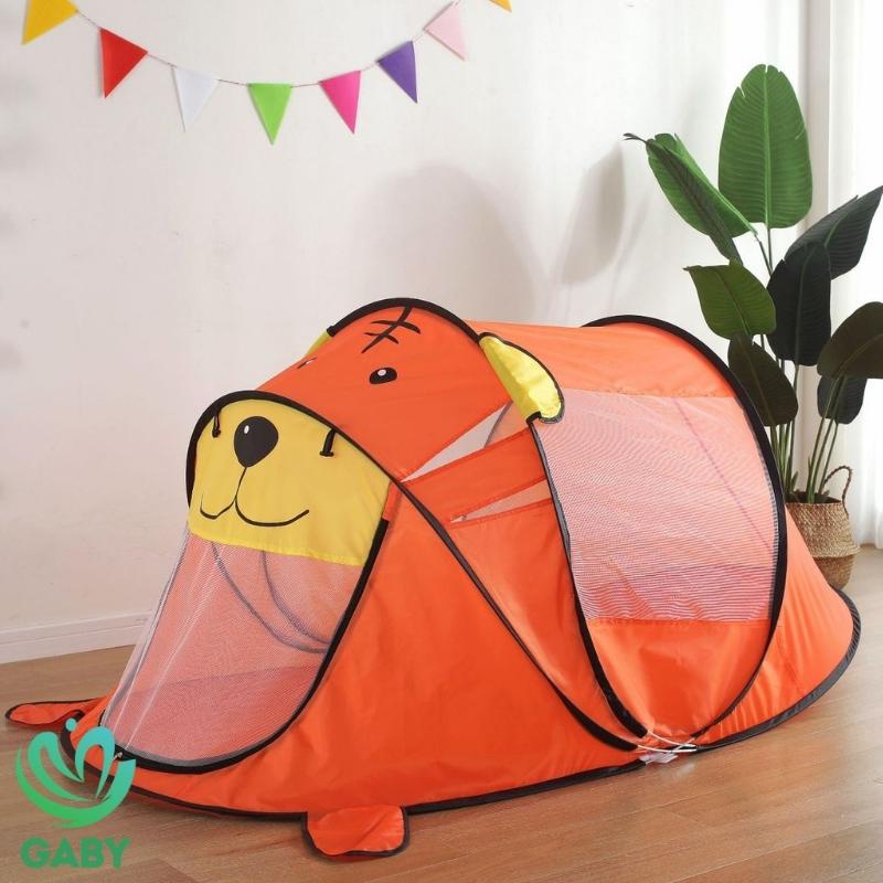 Lều vải tự bung cho bé trai bé gái vui chơi trong nhà, ngoài trời GABY có thể gấp gọn, chống muỗi an toàn