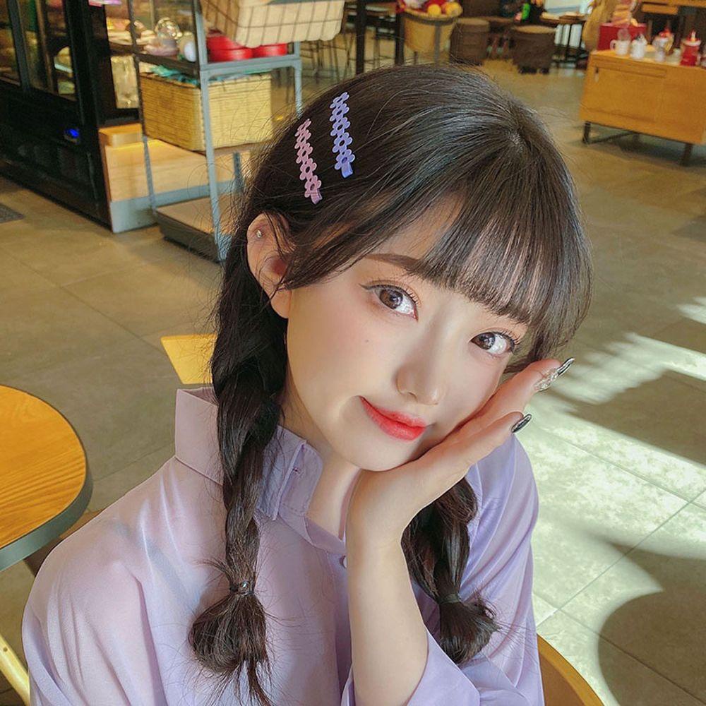 Kẹp Tóc Hình Hoa Rỗng Màu Kẹo Ngọt Ngào Dễ Thương WMES15H Cho Nữ