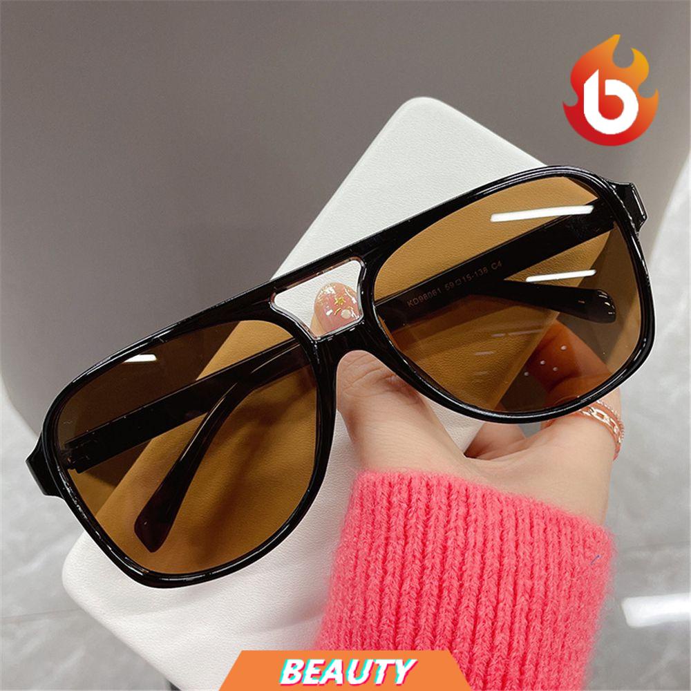 Kính Mát Tròng Vuông Oversize Chống Tia UV400 Phong Cách Cổ Điển Sang Trọng Thời Trang Cho Nam Và Nữ