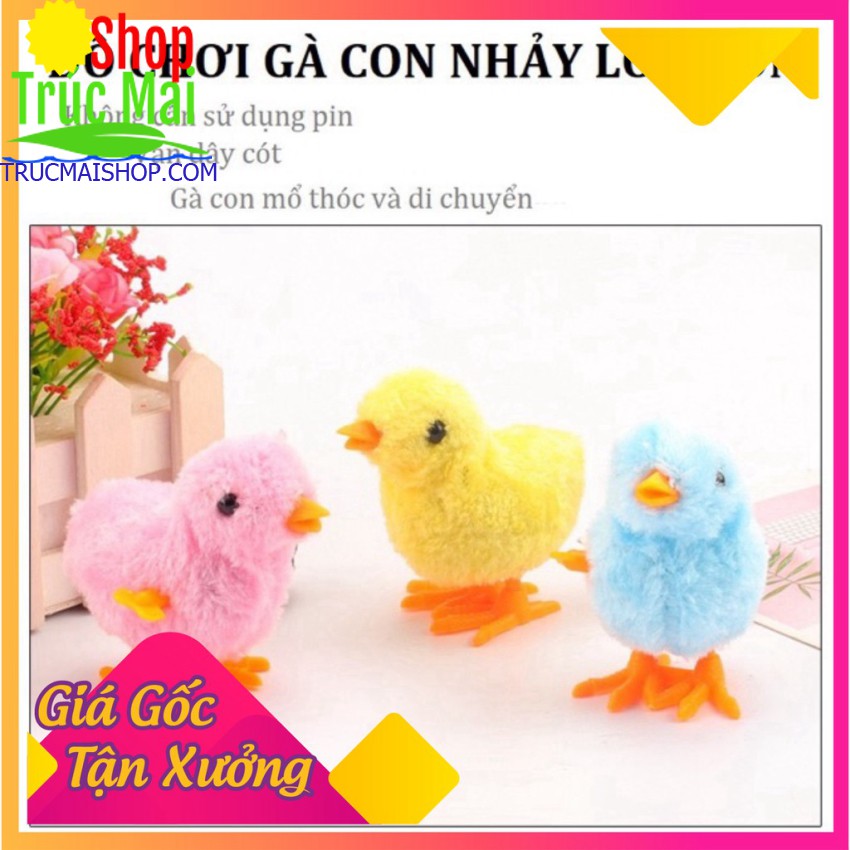 Đồ chơi gà con chạy lon ton bằng dây cót không sử dụng pin an toàn cho bé ✅Hàng Loại giá tận xưởng