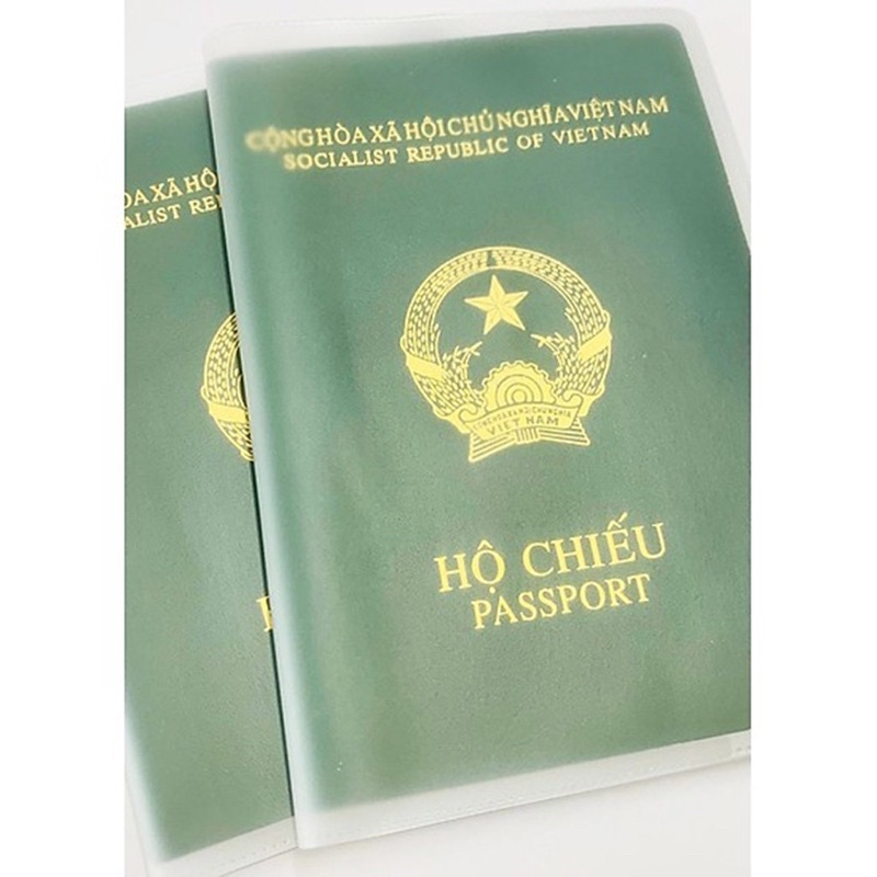 Vỏ Bọc Hộ Chiếu  Trong Suốt  Bao Đựng Passport Chống Hư Hại Thấm Nước Bền Bỉ Tiện Dụng