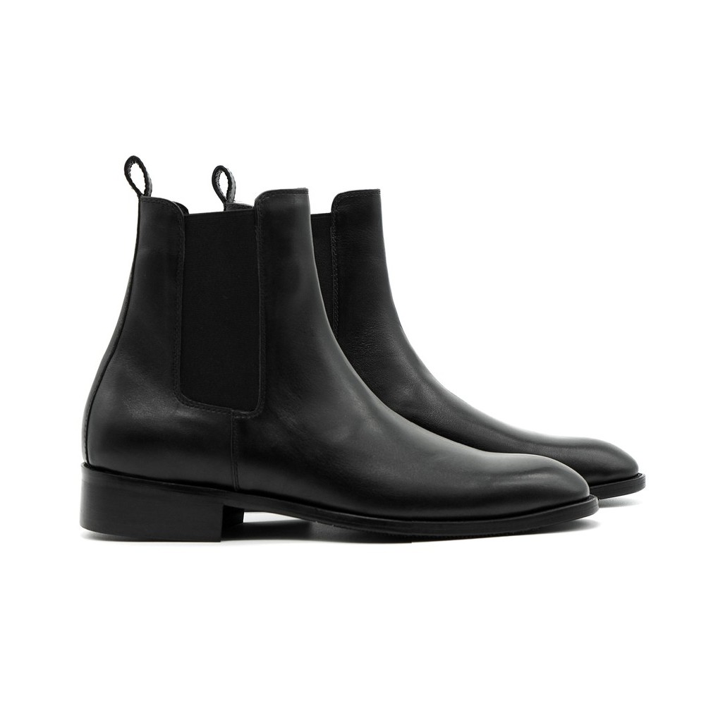 Giày Chelsea boots classic JOG04 - da bò nguyên tấm , cao cổ , tăng chiều cao cho nam ( T1 )