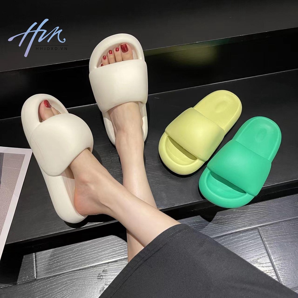 Dép Đi Trong Nhà/Ngoài Trời Không Màu Độ Co Giãn Cao Thời Trang Cho Nữ