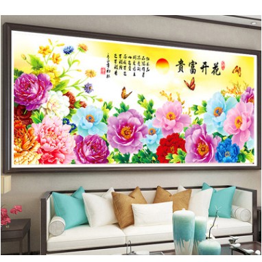 CHỈ LỤA THÊU KÍN - tranh thêu chữ thập hoa  CHƯA THÊU | BigBuy360 - bigbuy360.vn