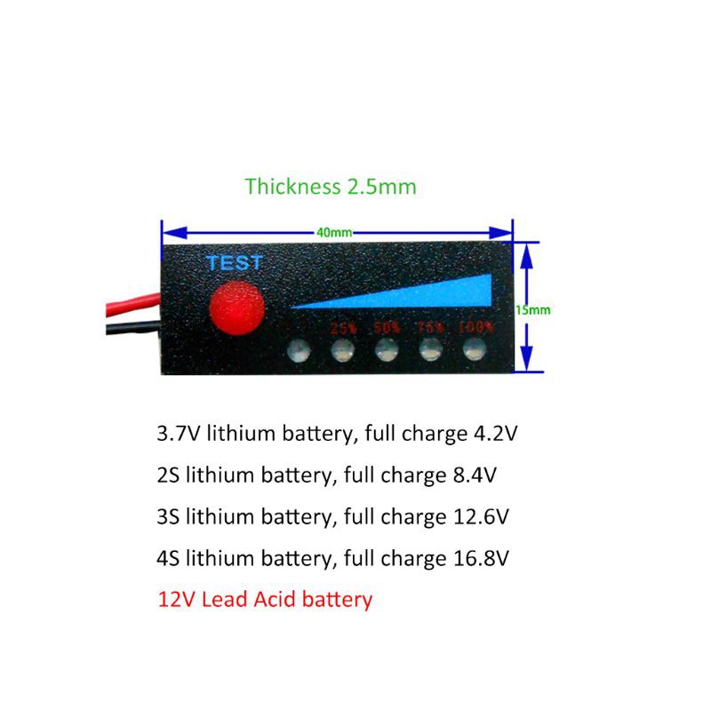 Bộ kiểm tra dung lượng pin Lithium 12V