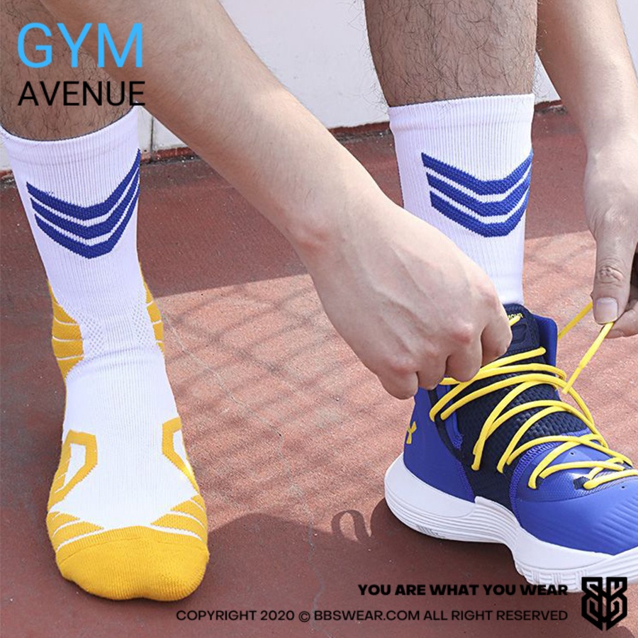 Vớ bóng rổ NBA Chuyên nghiệp Number 23 Tất Bóng Rổ Nam Nữ Cổ Trung Có Đệm BBS WEAR Chống Trượt Thoáng Khí