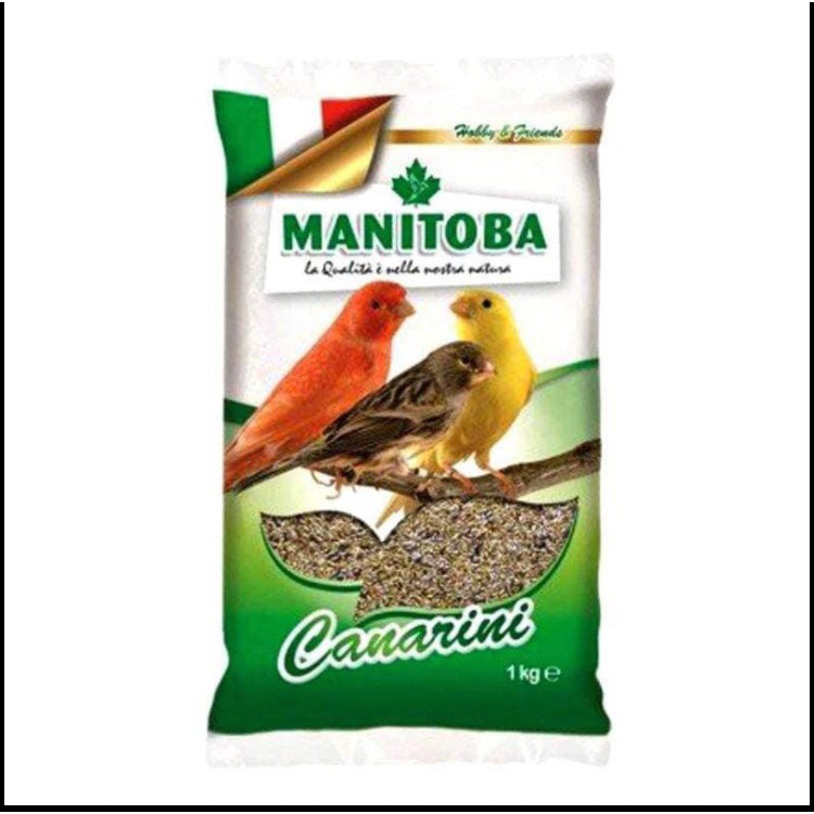 Hạt trộn yến hót có cám trái cây Manitoba Ý gói 1kg